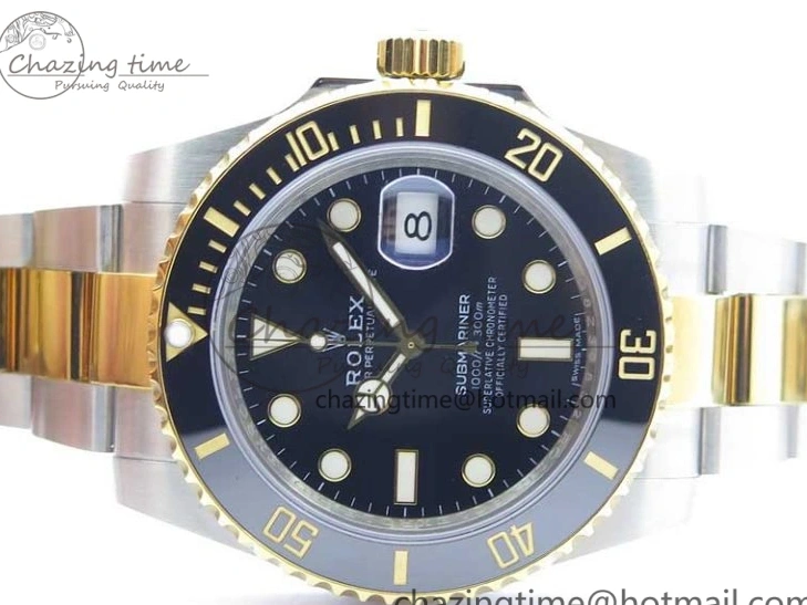 MiroTime 0309 Submariner 116613 LN Black Ceramic D1F 1:1 Best Edition Wrapped Gold SS Case and Bracelet A Lightweight 3186